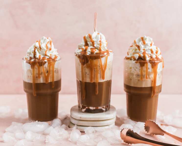 Caramel on sale frappe recipe